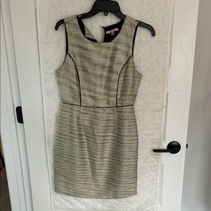Elegant Sleeveless Gold Dress